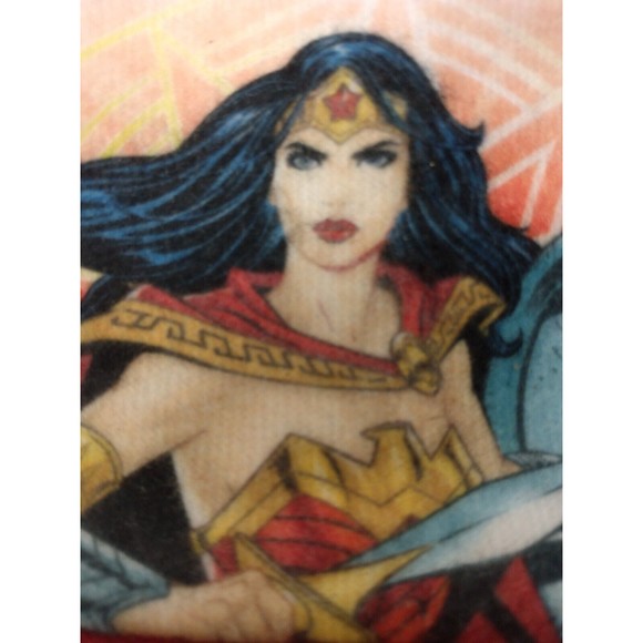 Wonder Woman Christmas Stocking and Santa Hat New 2 Piece Set - Picture 8 of 12